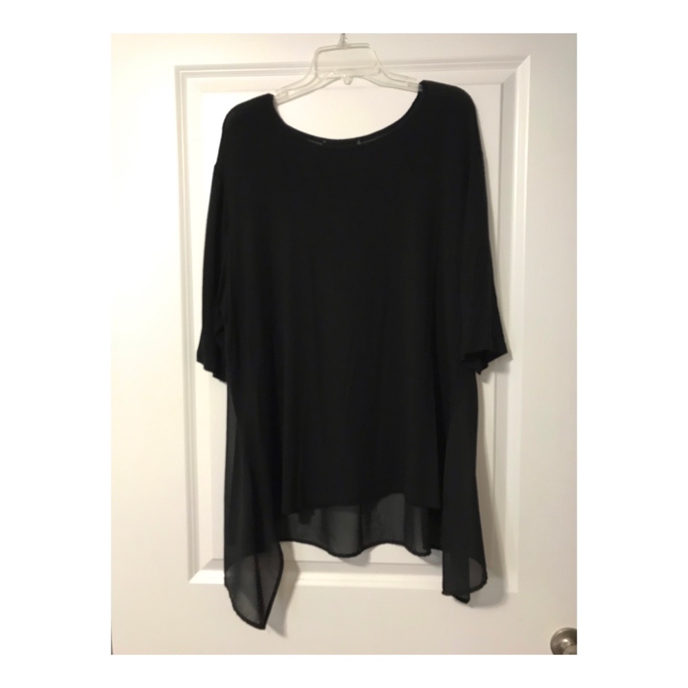 Black Oversized Top